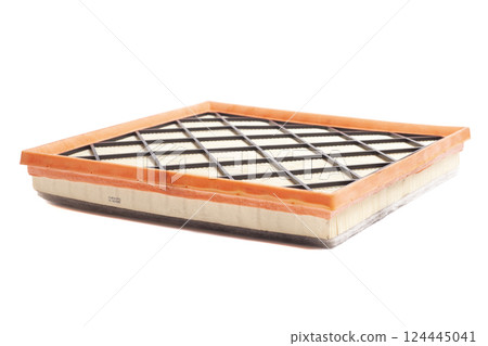 Car Air filter that has been used. 124445041