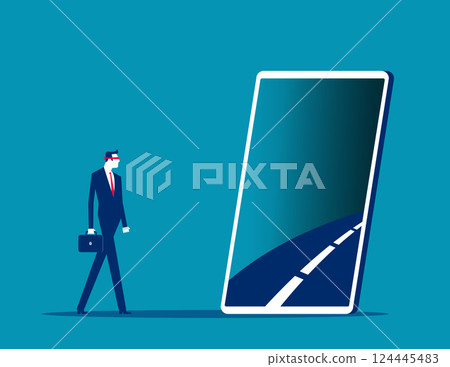 Internet Addicted Blindfold man goes to Virtual World Internet Addicted Blindfold man goes to Virtual World 124445483