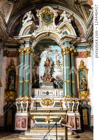 Interior of the San Sebastiao Catholic Church in Setubal, Portugal Interior of the San Sebastiao Catholic Church in Setubal, Portugal 124446417