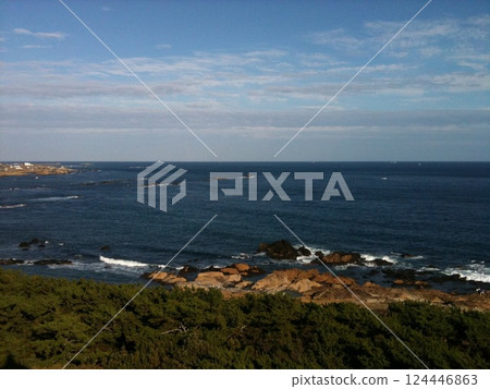 從三浦半島望去的大海 124446863