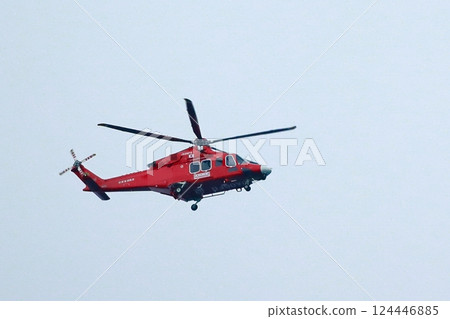 Fire helicopter rescue 124446885