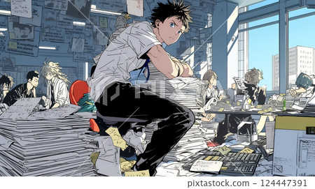 商界人士正忙於處理大量文書工作，可能無法在截止日期前完成 124447391