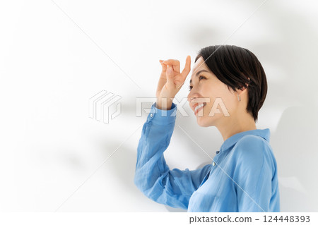 Woman, Sunlight, Beauty, Dazzling Woman, Sunlight, Beauty, Dazzling 124448393