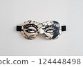Silk eye mask for sleep, bed, plants and light bokeh 124448498