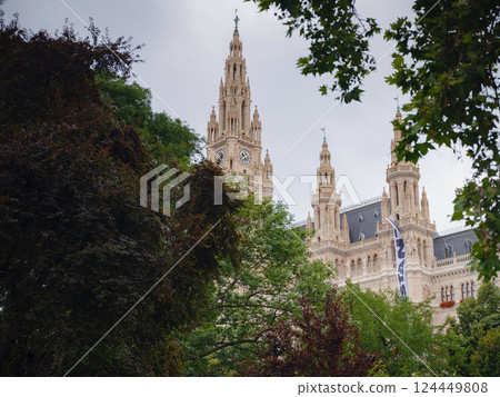 Majestic Vienna Town Hall in the city center 124449808