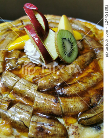 Egypt desserts as nice food background 124451892