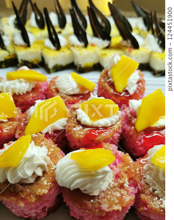 Egypt desserts as nice food background Egypt desserts as nice food background 124451900