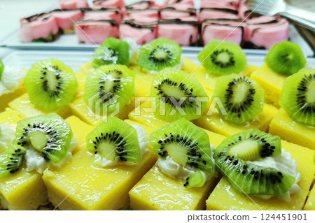 Egypt desserts as nice food background Egypt desserts as nice food background 124451901