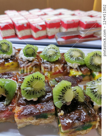 Egypt desserts as nice food background Egypt desserts as nice food background 124451902