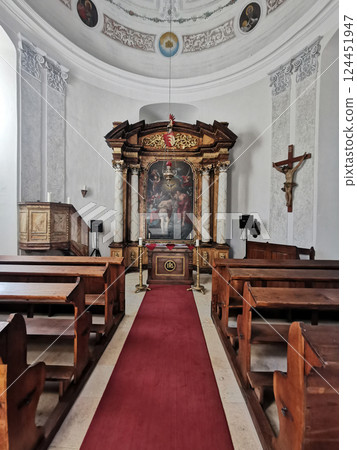old church interior design old church interior design 124451947