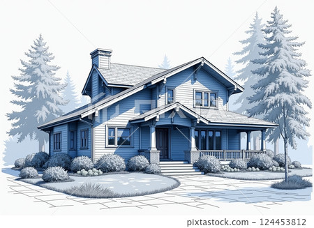 High-resolution architectural blueprints, blueprints, elevations, and comprehensive technical design specifications. 124453812