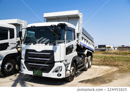 Industrial waste collection and transport vehicle: Large dump truck 124453825