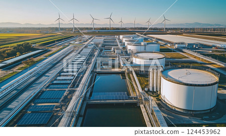 Hydrogen production facility using renewable energy 124453962