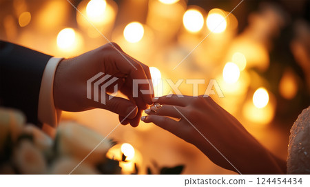 Eternal Promise - The Moment of Love When Rings are Exchanged 124454434
