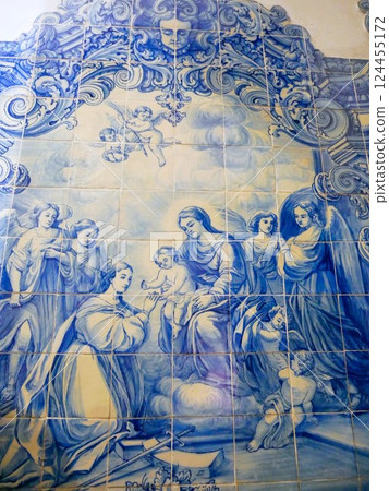 Beautiful Azulejos: Virgin Mary and the Child of God (Portugal) Beautiful Azulejos: Virgin Mary and the Child of God (Portugal) 124455172