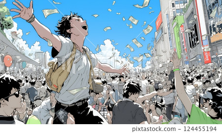 東京天上掉錢了 124455194