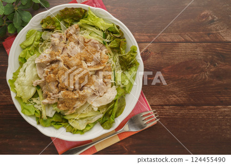 Pork Shabu Salad (Sesame Sauce) Image 124455490