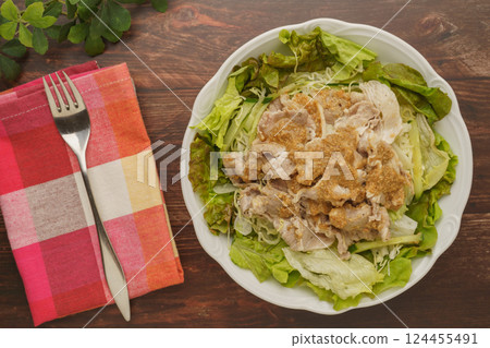 Pork Shabu Salad (Sesame Sauce) Image 124455491