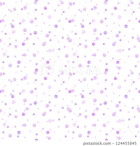 Hand drawn watercolor purple pearls seamless pattern isolated on white background. Can be used for textile, fabric scrapbook and other printed products. Hand drawn watercolor purple pearls seamless pattern isolated on white background. Can be used for textile, fabric scrapbook and other printed products. 124455845