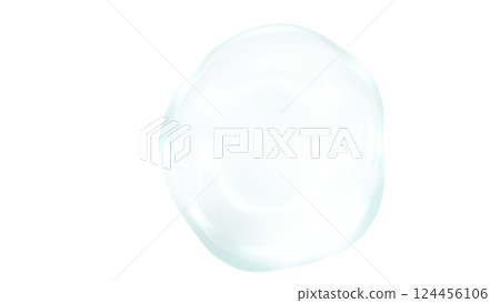 透明凝膠狀球狀氣泡插畫素材淺藍色背景白色PNG透明 透明凝膠狀球狀氣泡插畫素材淺藍色背景白色PNG透明 124456106