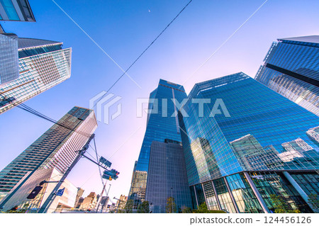 日本東京城市景觀，可欣賞虎之門之丘站塔（虎之門之丘站）及其他景點 = 21 日 124456126