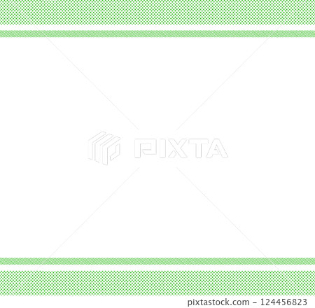 Green dot border frame Green dot border frame 124456823