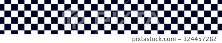 Checkered finish line flag, black and white racing symbol, speed competition icon for car rally and Formula race start. Flat vector illustration isolated on white background. Checkered finish line flag, black and white racing symbol, speed competition icon for car rally and Formula race start. Flat vector illustration isolated on white background. 124457282