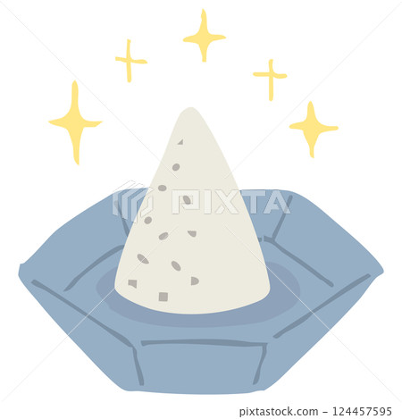 堆鹽插圖/閃閃發光 堆鹽插圖/閃閃發光 124457595