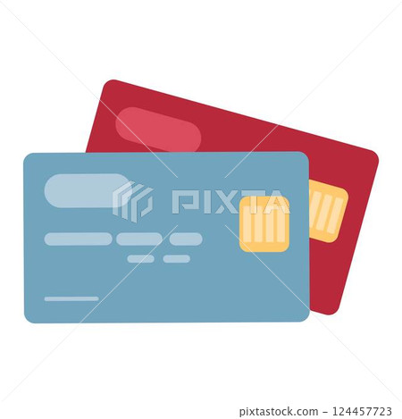 credit cards bank financial icon credit cards bank financial icon 124457723