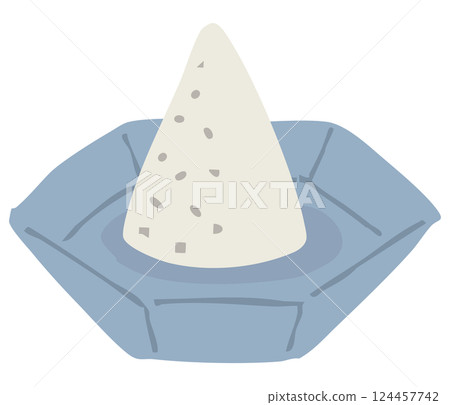 堆鹽插圖/無閃光 124457742