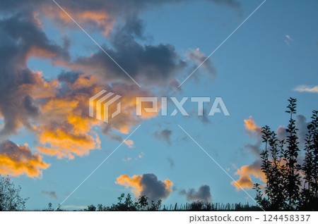 colors in the sky 124458337