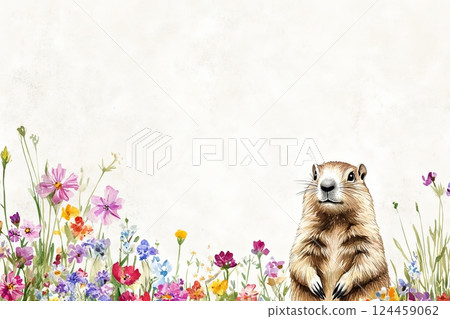 Pattern featuring capers, olive branches, and peppercorns for kitchen decor and food packaging 124459062
