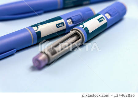 Insulin injection pen or insulin cartridge pen for diabetics and weight loss. 124462886