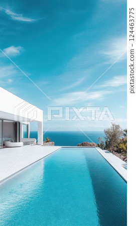 Ocean-view villa with pool Ocean-view villa with pool 124463775