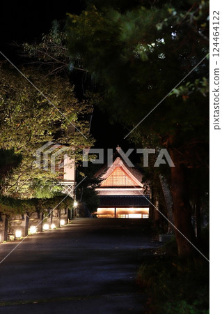 Shima Onsen night view 124464122
