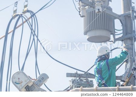 電力線路工程 配電施工 124464809