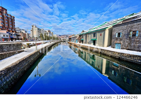 小樽運河的風景 124466246