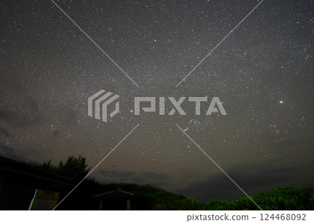 A starry sky that can be seen from Hateruma Island A starry sky that can be seen from Hateruma Island 124468092