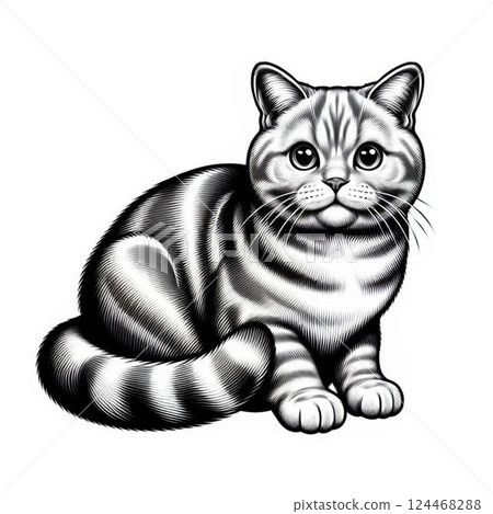 Cat's illustration 124468288