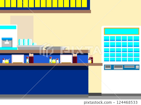 立式蕎麥麵餐廳內部 124468533