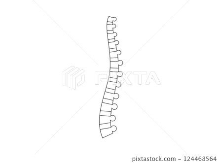 Spine medical poster 124468564