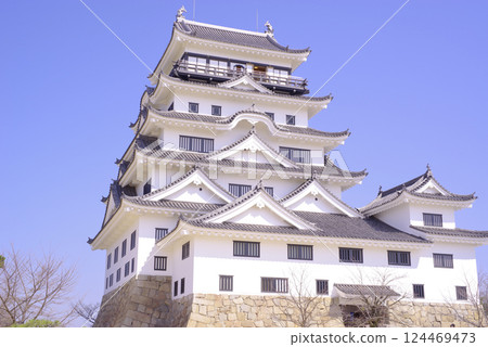 The castle tower of Fukuyama castle The castle tower of Fukuyama castle 124469473