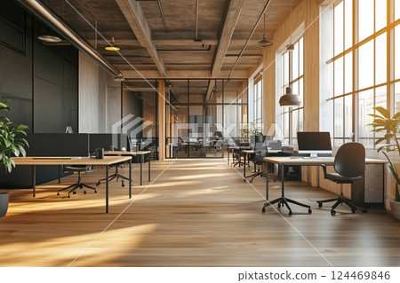 Coworking Spaces and Shared Offices Coworking Spaces and Shared Offices 124469846