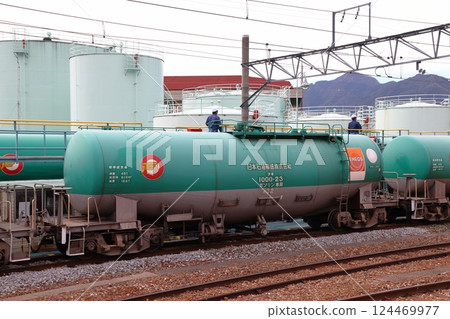 Sakaki Station: At the Nippon Oil Corporation Hokushin Oil Tank Depot (Sakaki Town, Hanishina District, Nagano Prefecture) Sakaki Station: At the Nippon Oil Corporation Hokushin Oil Tank Depot (Sakaki Town, Hanishina District, Nagano Prefecture) 124469977