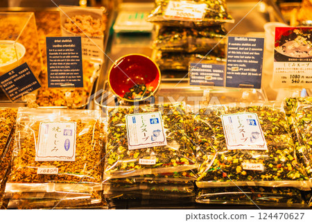 乾貨、美食和小吃圖片：錦市場 124470627