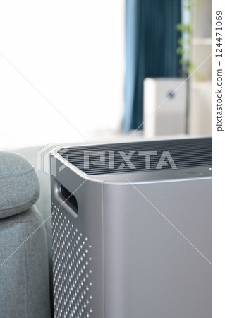 air purifier technology clean dust pm 2.5 in living room inside home for healthy care air purifier technology clean dust pm 2.5 in living room inside home for healthy care 124471069