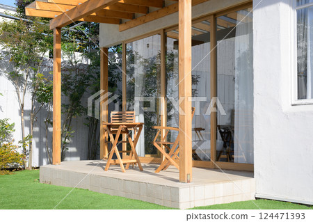 有露台的陽台 124471393