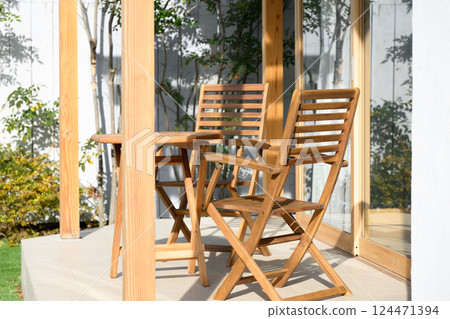 Balcony with terrace Balcony with terrace 124471394