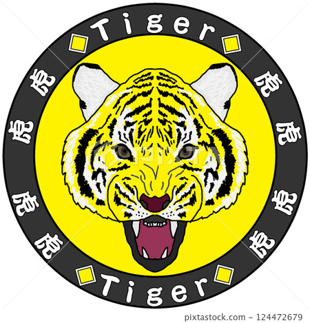 A tiger 124472679