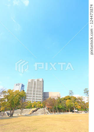 Takamatsu City Central Park and surrounding area, Takamatsu City, Kagawa Prefecture 124473874